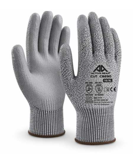 GANT ANTI-COUPURE ACTIVE CUT D HPPE ENDUCTION PU GRIS + EN407 T09/L