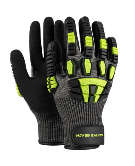 GANT HPPE ANTI-IMPACT/ANTI-COUPURE CUT D ENDUCTION NITRILE SABLE  NOIR