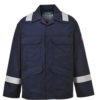 VESTE DE TRAVAIL BIZFLAMME FLAMME RESISTANT MULTI-NORME COULEUR BLEU + BANDE