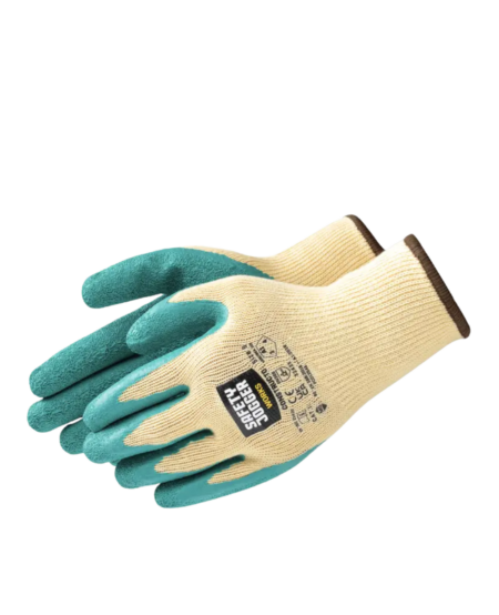 GANT GRIP USAGE GENERAL SAFETY SOGGER CONSTRUCTION ENDUIT LATEX VERT