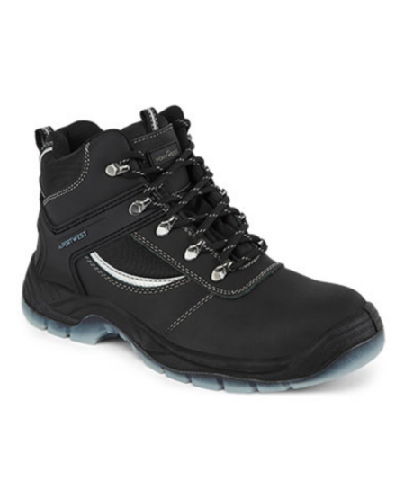 CHAUSSURE DE SECURITE PORTWEST MUSTANG STEELITE NOIR TAILLE HAUTE S3