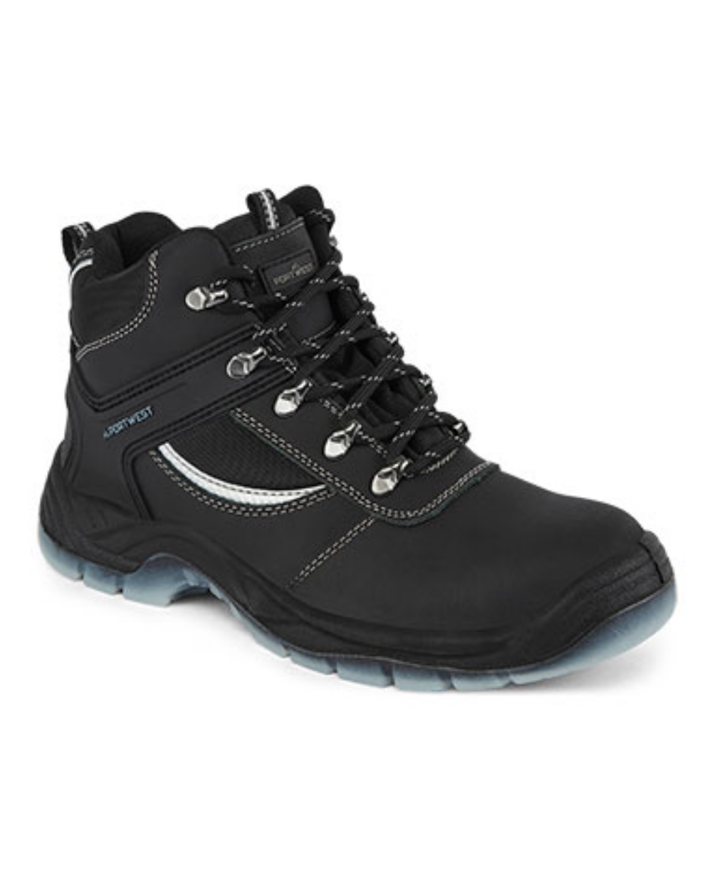 CHAUSSURE DE SECURITE PORTWEST MUSTANG STEELITE NOIR TAILLE HAUTE S3