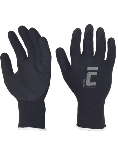 GANT DE PRECISION CERVA REYEZUELO ENDUCTION NITRILE NOIR