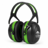 CASQUE ANTI-BRUIT PREMIUM ACTIVE COQUE ABS ROBUSTE NOIR/VERT SNR 37DB