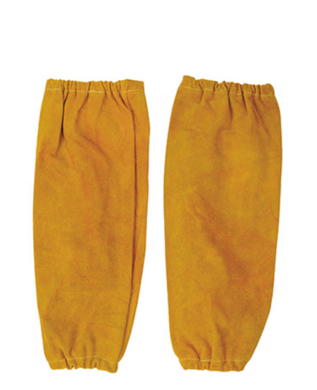 MANCHETTE SOUDEUR PORTWEST EN CUIR DE VACHETTE FENDU BRONZE VENDUE PAR PAIRE