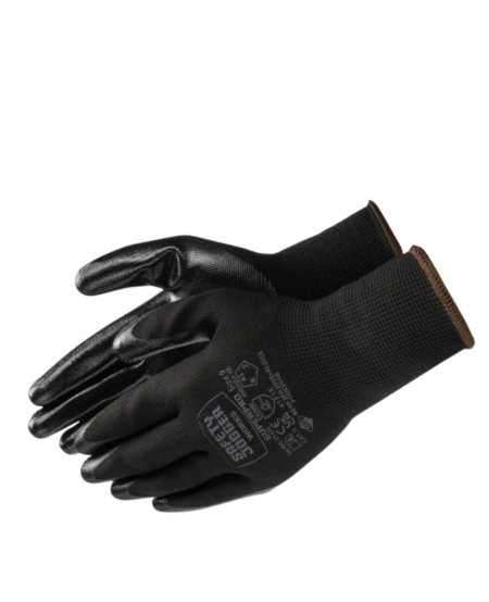 GANT DE PRECISION SAFETY JOGGER SUPERPRO ENDUCTION NITRILE LISSE NOIR