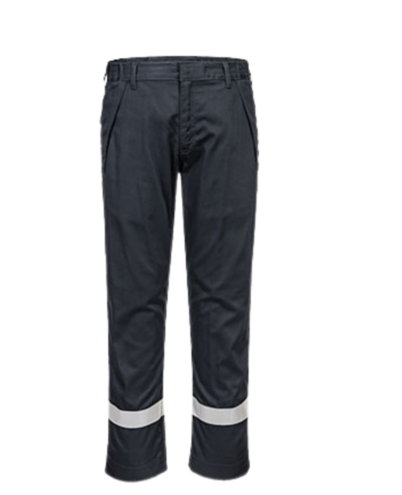 PANTALON CHIMIQUE MULTI-RISQUES PORTWEST FLAMME RETARDANT COULEUR BLEU NAVY