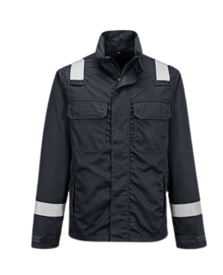 VESTE MULTI-RISQUES PORTWEST BIZFLAME FLAMME RETARDANT COULEUR BLEU NAVY