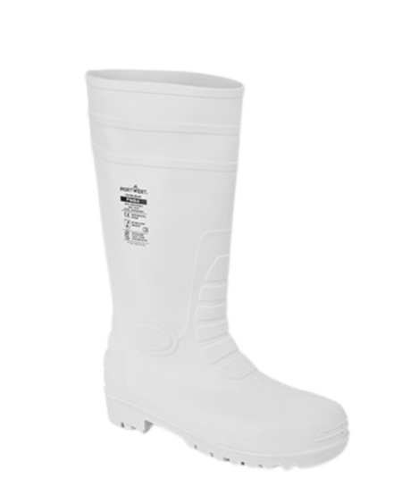 BOTTE DE SECURITE ALIMENTAIRE PORTWEST S4 FO CI SEMELLE PVC/NITRILE