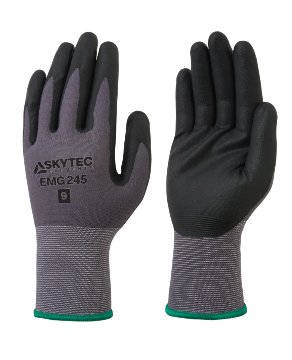 GANT DE PRECISION GRIP ANTI-CHALEUR SKYTEC ENDUCTION NITRILE NOIR TACTILE