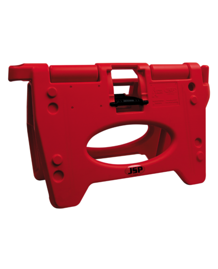 SEPARATEUR DE VOIE ALPHABLOC PLIABLE COULEUR ROUGE HAUTEUR 1 METRE