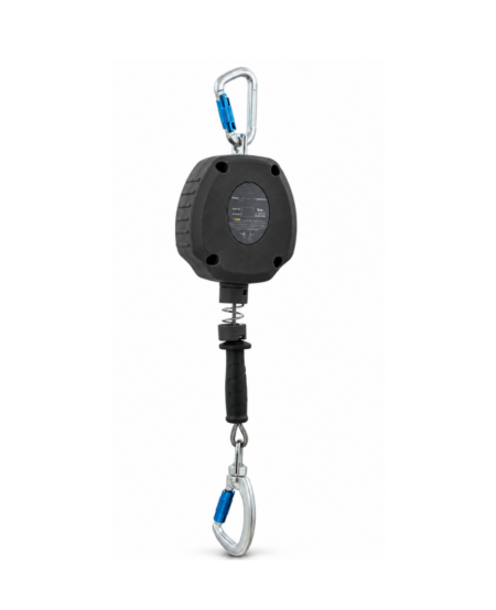 ANTICHUTE A RAPPEL AUTOMATIQUE CABLE EN ACIER GALVANISE LONGUEUR 6 METRES