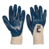 GANT DE MANUTENTION ENDUCTION NITRILE BLEU CERVA HARRIER +POIGNET ELASTIQUE